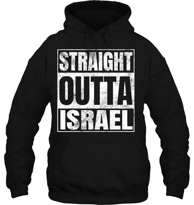 Distressed Stright Outta Israel Shirt Jewish Gifts Israeli Mugs