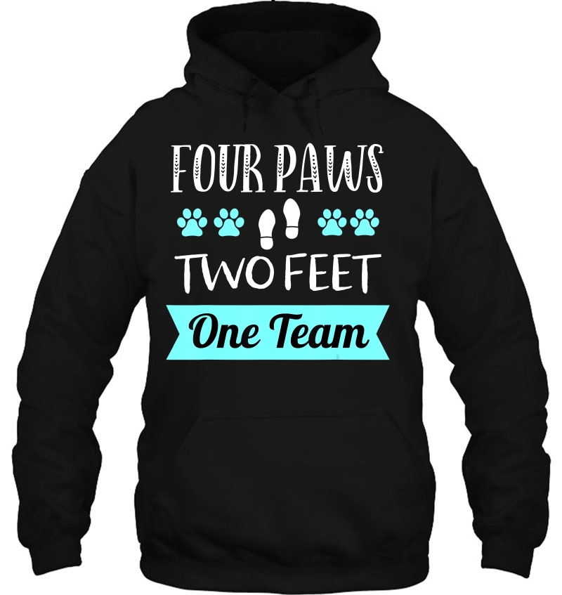 Dog Agility Apparel Four Paws Two Feet One Team Dog Trainer Mugs