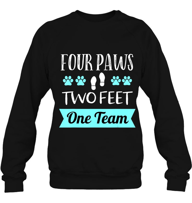 Dog Agility Apparel Four Paws Two Feet One Team Dog Trainer Mugs