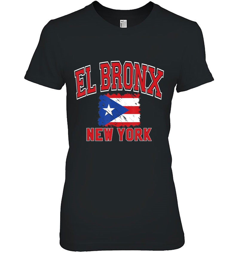 El Bronx Varsity Style Puerto Rico Flag Hoodie