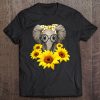 Elephant Sunflower Cute Elephant Love Sunflower Tee