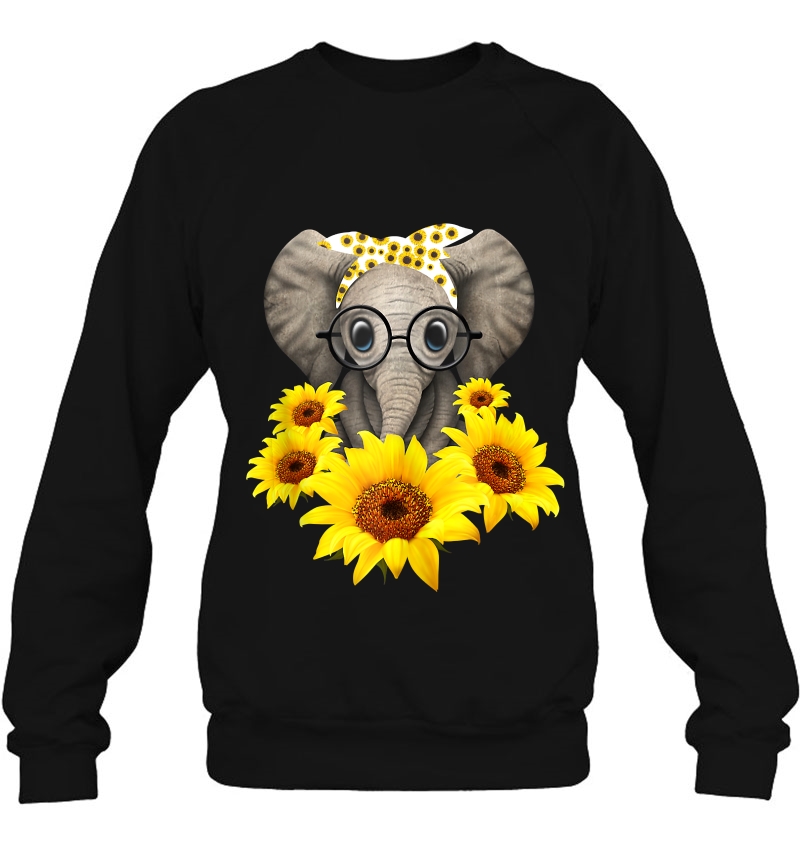 Elephant Sunflower Cute Elephant Love Sunflower Mugs