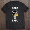 Emo Emu - Funny Metal Goth Emu Bird Tee