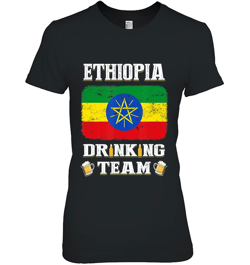 Ethiopia Drinking Team Funny Beer Hoodie