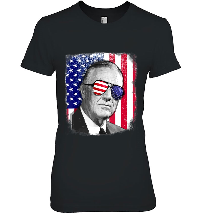 Franklin D Roosevelt Us Flag Tshirt 4Th Of July Hoodie