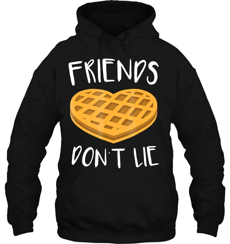 Friends Don't Lie Funny Waffle Mugs