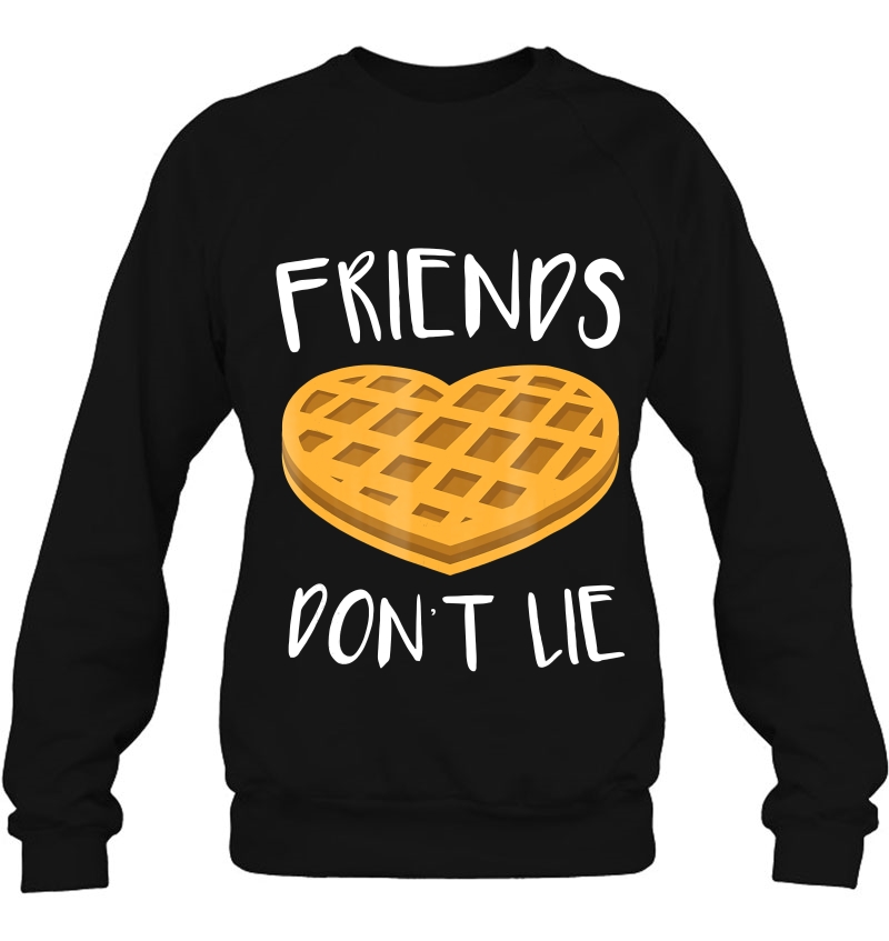 Friends Don't Lie Funny Waffle Mugs