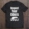 Car Guy Gift - Respect Your Elders Classic Muscle Car Tee