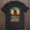 Retirement Bigfoot Vintage Retro Style Tee