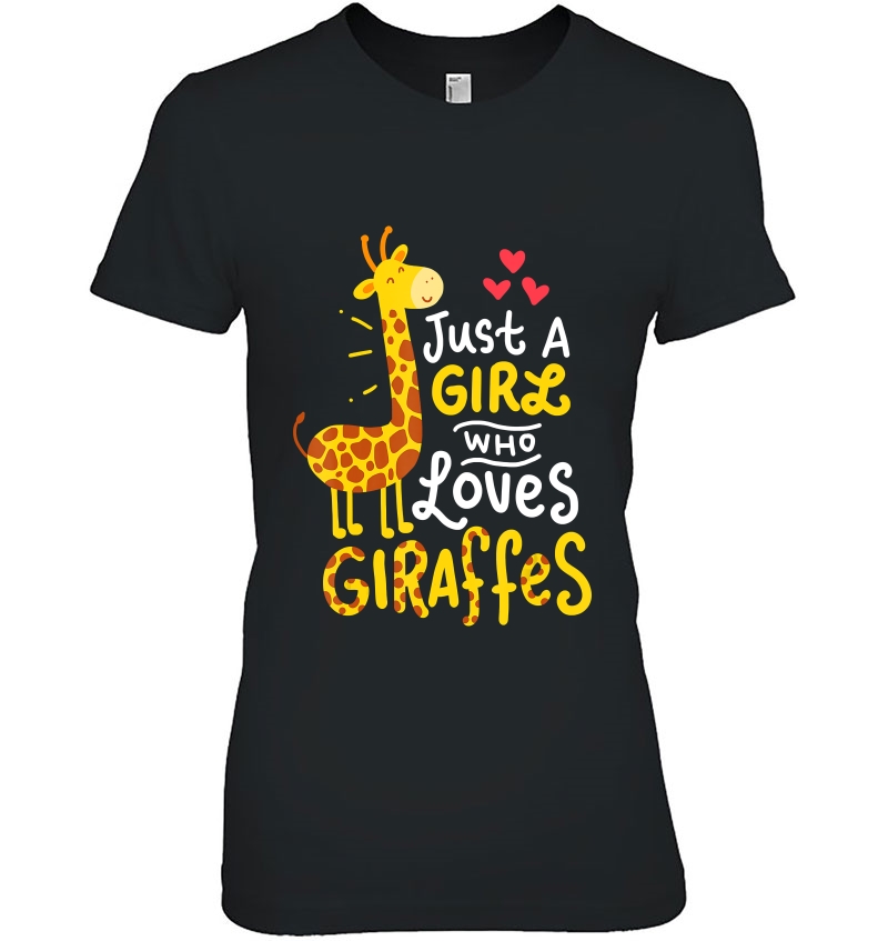 Giraffe Just A Girl Who Loves Giraffes Gift Hoodie