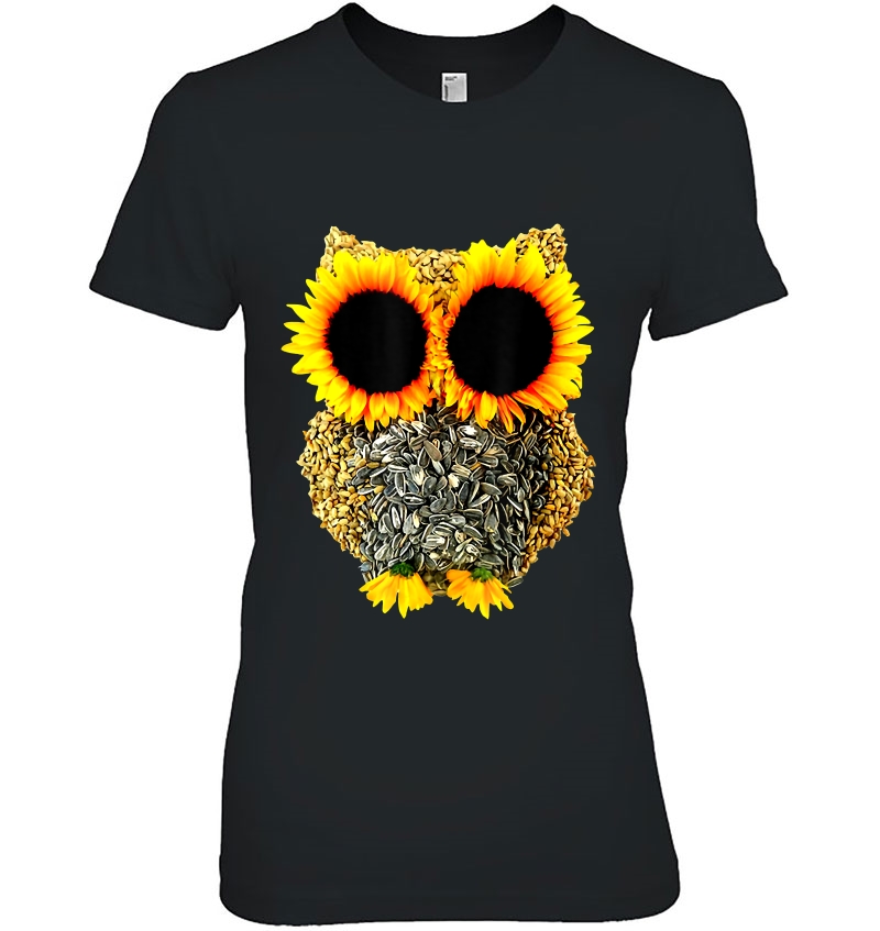 Hippie Owl Sunflower Retro Eyes Funny Gift Hoodie