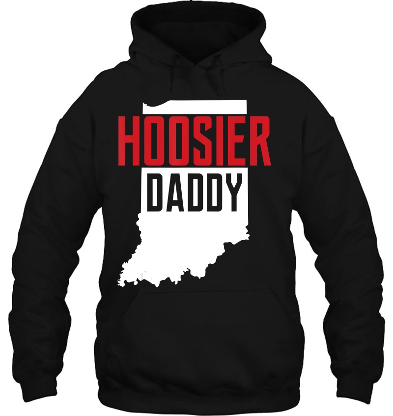 Hoosier Daddy Indiana State Map Gift Mugs