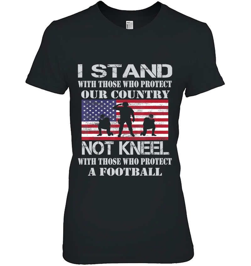 I Stand For The Flag Shirt To Support Military And Police Hoodie