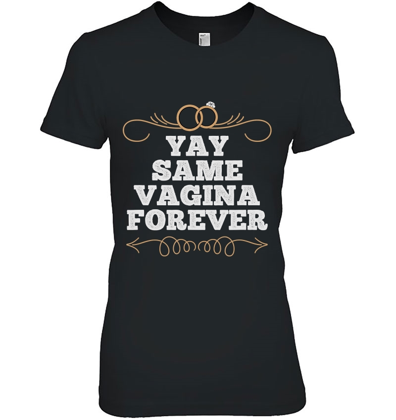 Mens Yay Same Vagina Forever - Groom Stag Night Hoodie