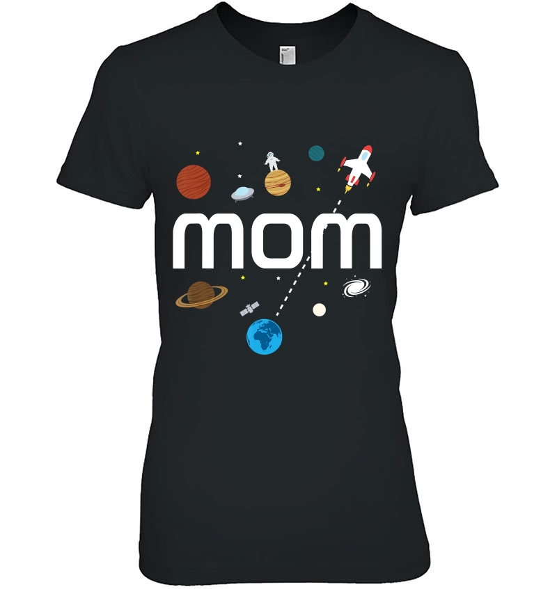 Mom Outer Space Birthday Party Hoodie