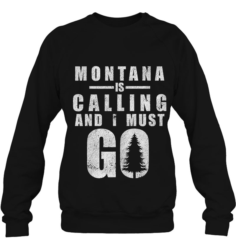 Montana State Shirt Montana Is Calling Adventure Hiking Mugs