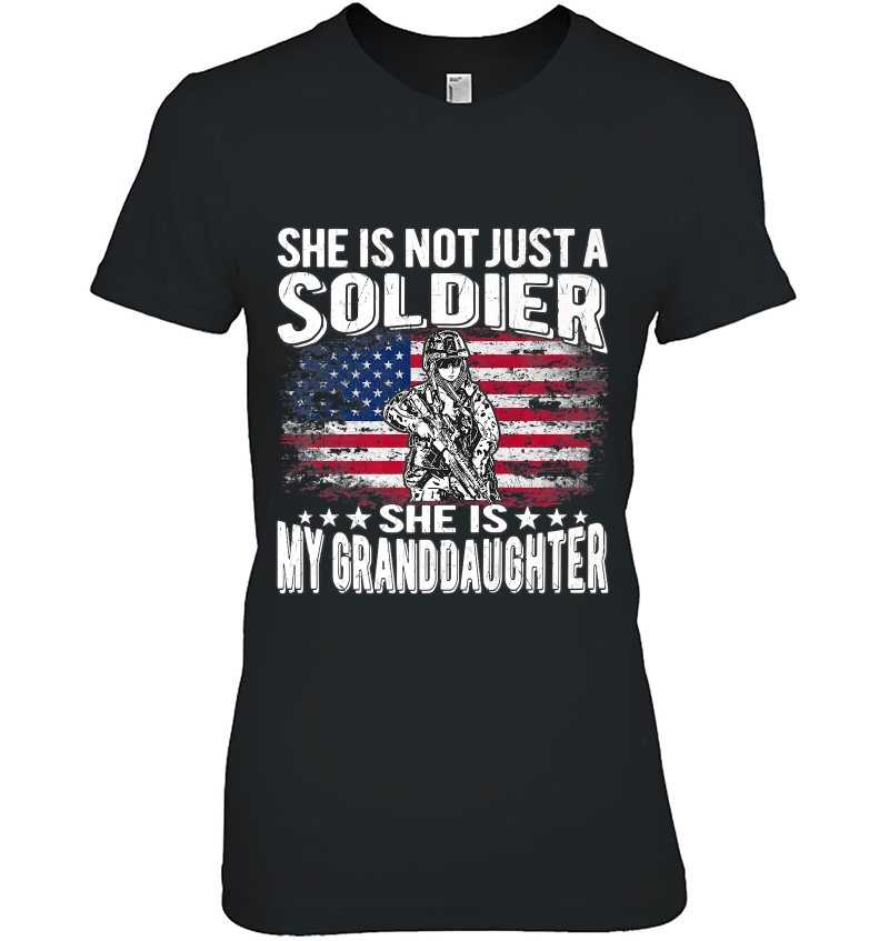 My Granddaughter Is A Soldier Hero - Proud Army Grandparent Hoodie