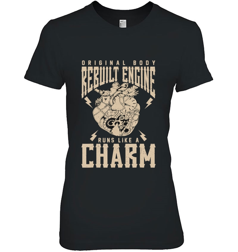 Original Body Rebuilt Engine Runs Like A Charm Open Heart Hoodie