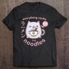 Pastel Goth Ramen Noodle Cat - Anime Kawaii Tee