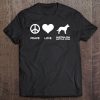 Peace, Love, Australian Cattle Dog Tee