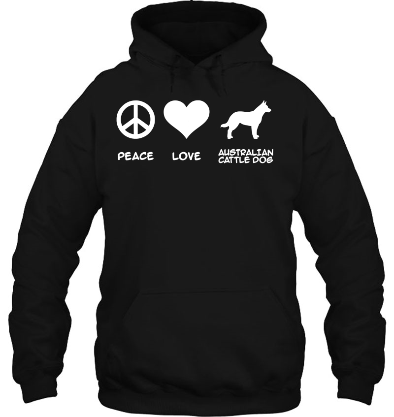 Peace, Love, Australian Cattle Dog Mugs