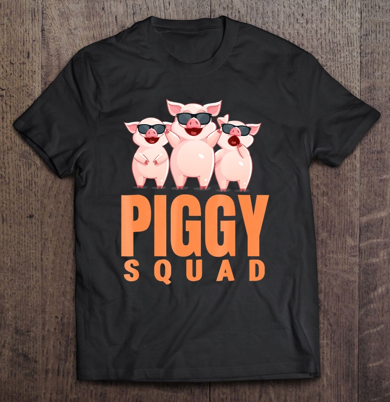 Piggy Squad , Funny Pig Shirt For Boys Shirt