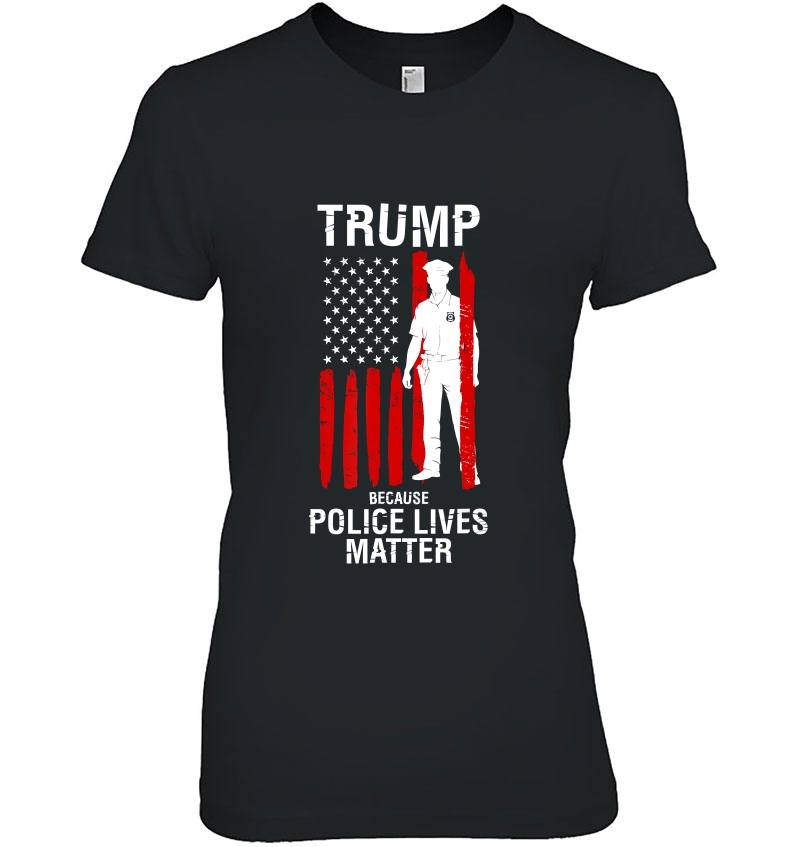 Police Lives Matter Trump 2020 Cool Pro Republicans Hoodie