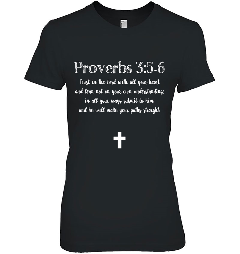 Proverbs 35-6 Bible Verse Scripture Christian Hoodie