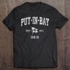 Put-In-Bay Oh Vintage Nautical Boat Anchor Flag Sports Tee