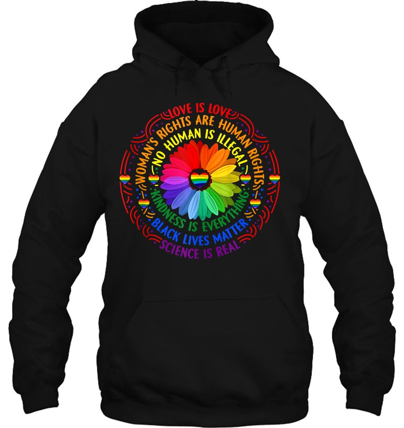 Rainbow Black Lives Matter Science Lgbt Pride Flower Mugs