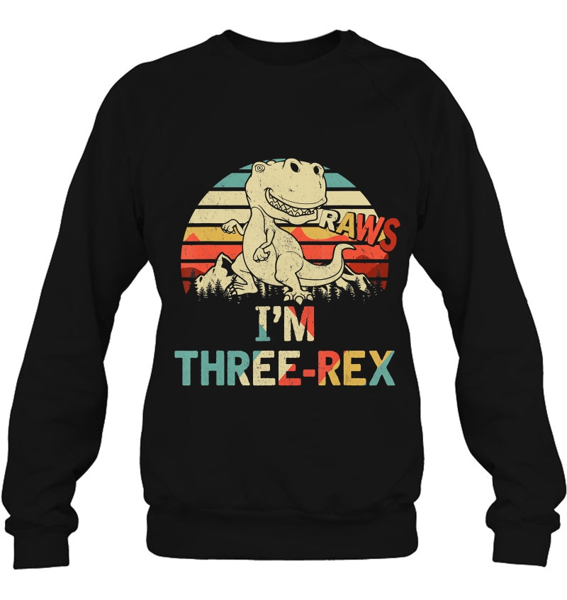 Raws I'm Three-Rex 3Rd Birthday Boy Kid Dinosaur Mugs