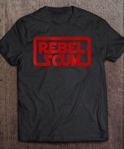 Rebel Scum Shirt Funny Retro 70S Sci-Fi Geek Tee