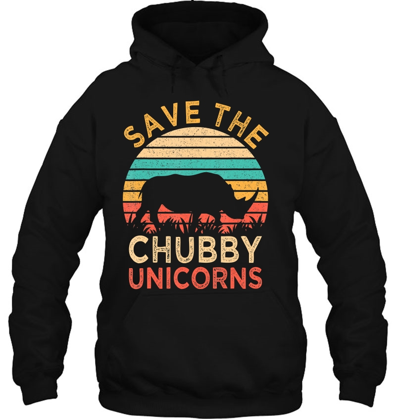 Save The Chubby Unicorns Vintage Funny Rhino Animal Rights Mugs