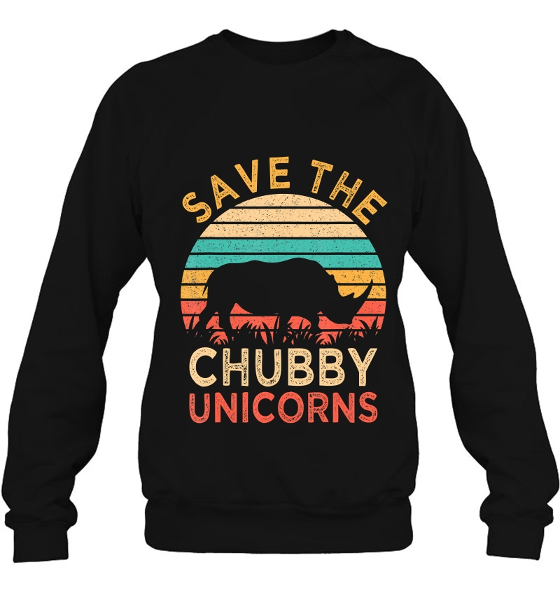 Save The Chubby Unicorns Vintage Funny Rhino Animal Rights Mugs