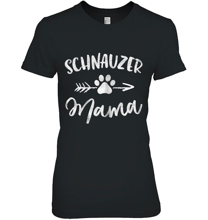 Schnauzer Mama Shirt Stubborn Schnauzer Lover Gifts Dog Mom Hoodie