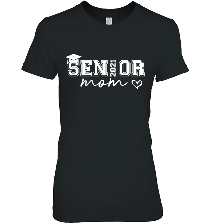 Senior 2021 - Mom Matching Family Heart - Class Of 2021 Ver2 Hoodie