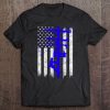 Silhouette American Flag Lineman Tee