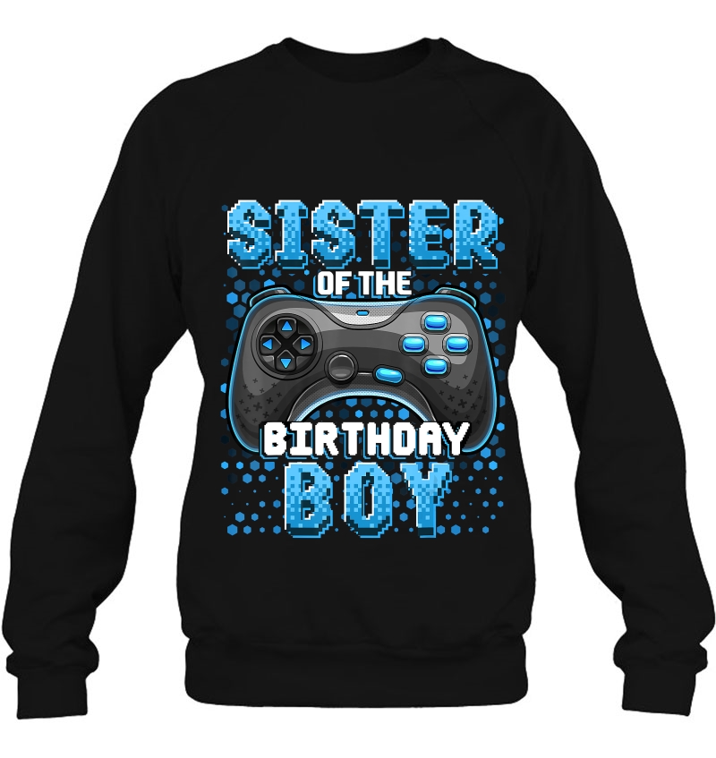 Sister Of The Birthday Boy Matching Video Game Birthday Mugs