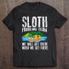 Sloth Paddling Team For Kayak And Canoe Lover Tee