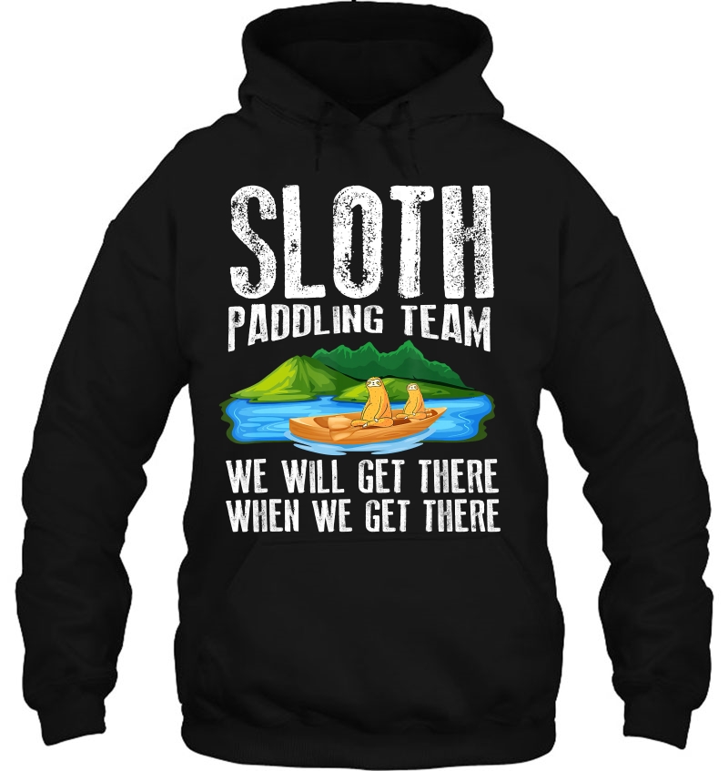 Sloth Paddling Team For Kayak And Canoe Lover Mugs