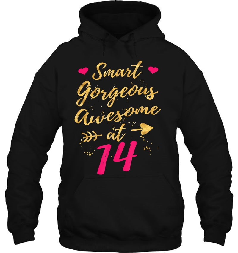 Smart Gorgeous Awesome At 14, 14Th Birthday Shirts For Girls Mugs