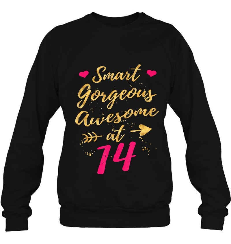 Smart Gorgeous Awesome At 14, 14Th Birthday Shirts For Girls Mugs