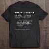 Social Justice Definition Shirt Sjw, Liberal, Civil Rights Tee