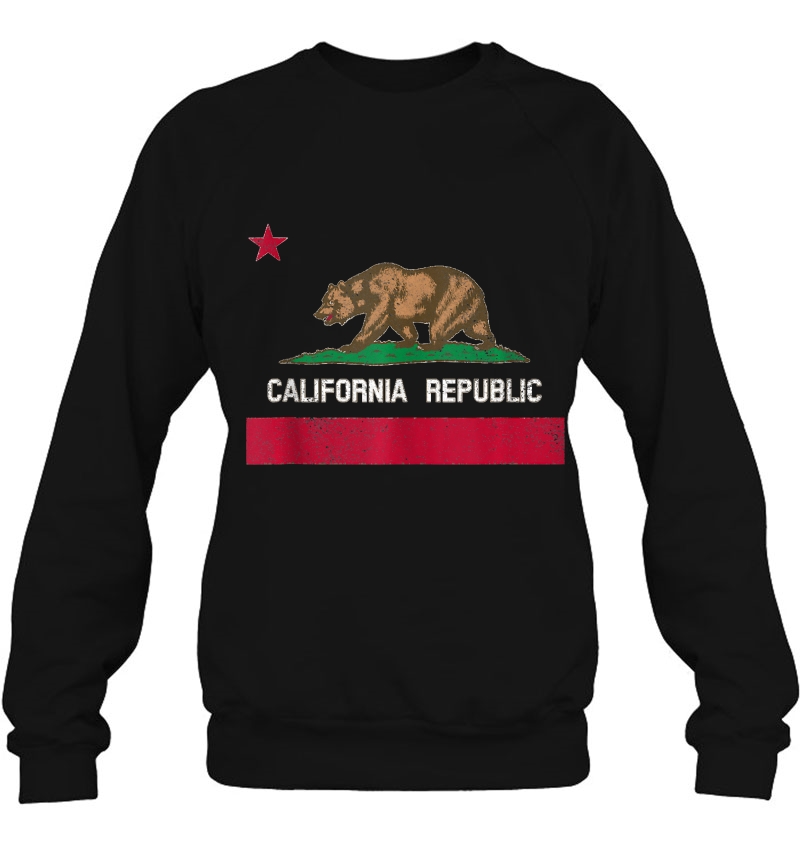 State Of California Distressed Flag Gift Tank Top Mugs