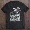 Sunshine And Margaritas Summer Vacation Beach Tank Top Tee