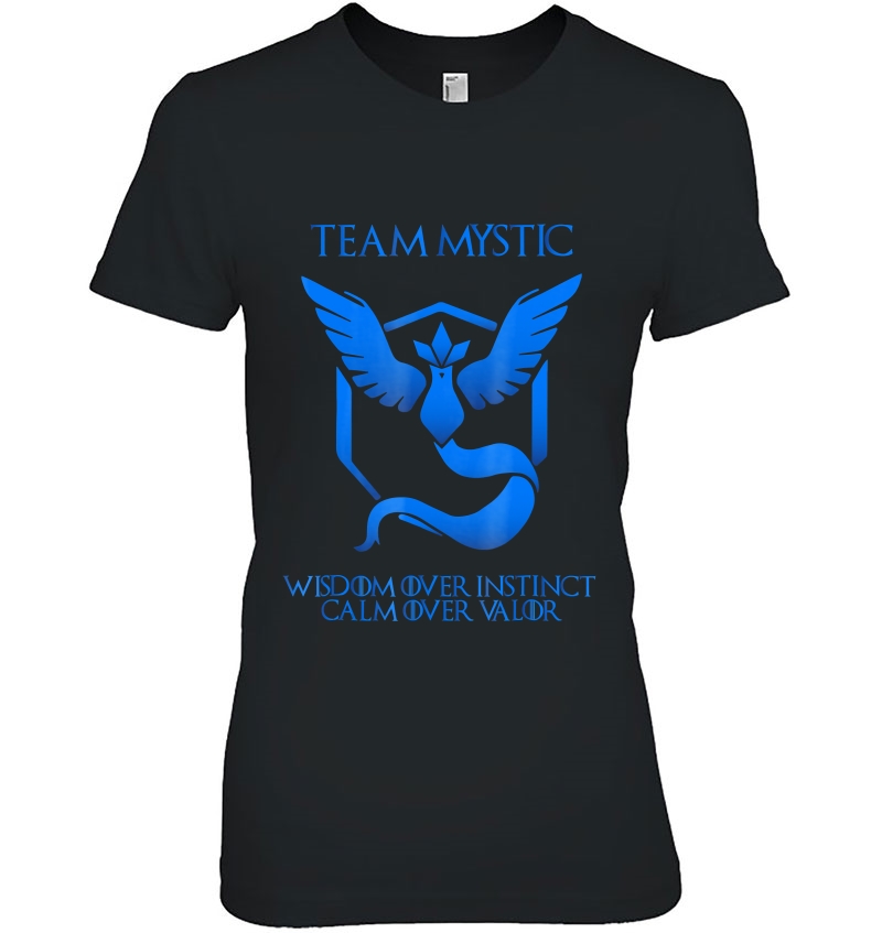 Team Mystic - Wisdom Over Instinct, Calm Over Valor Hoodie