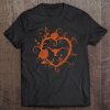 Texas Longhorns Heart Roses - Apparel Premium Tee