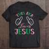 This Aka Loves Jesus - Pink And Green - Aka Tee