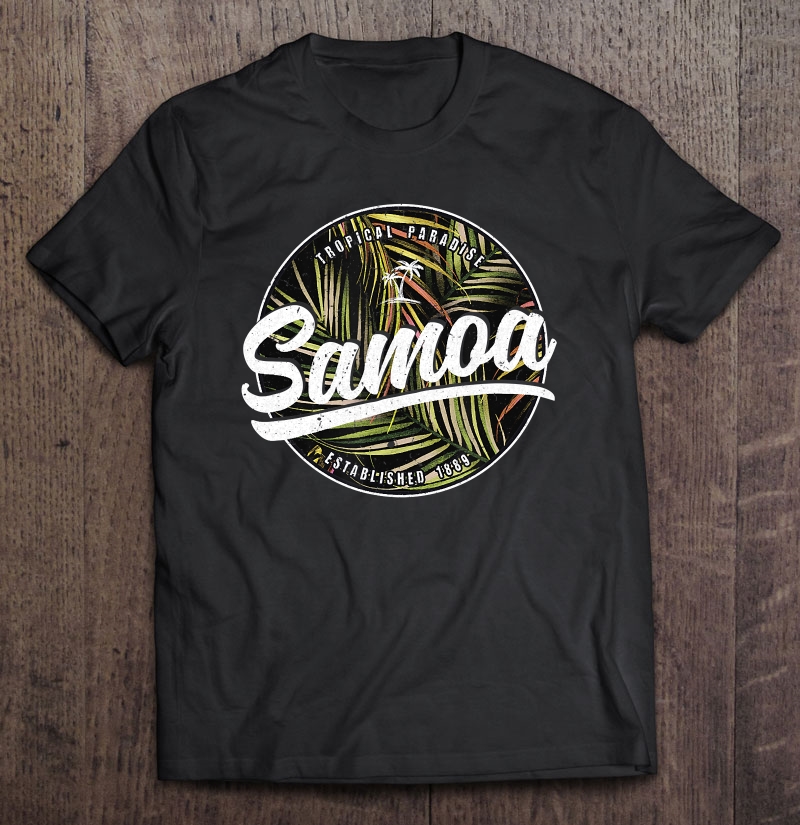 Tropical Palms Samoa - Samoan Shirt