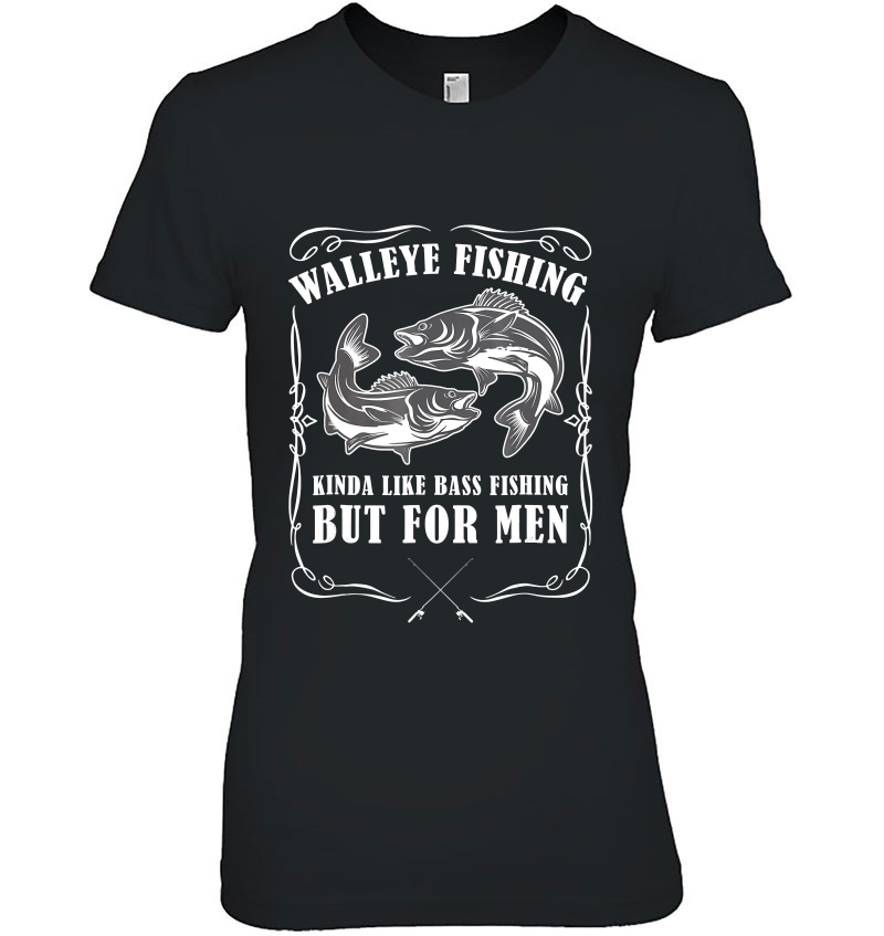 Walleye Fishing Shirts For Men Funny Fishing T-Shirts, Hoodies